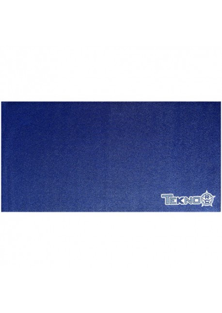 TKR1121-Pit Mat (Tekno RC logo, dark blue,60x120cm