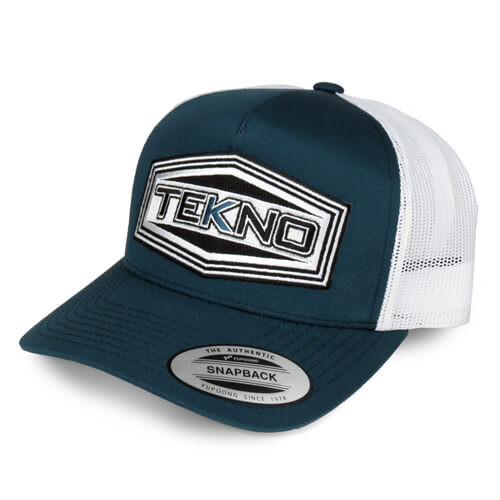 TKRHAT11R -Tekno RC Patch Trucker Hat (rond bill, mesh back, adjustable