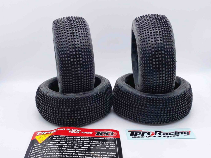 TPRO 1/8 OffRoad Racing Reifen LOOPER – CLAY Soft C3 (4)