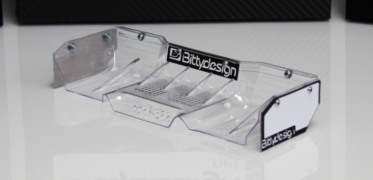 Bittydesign ZERIFUS Lexan wing for 1/8 buggy-truggy (clear)