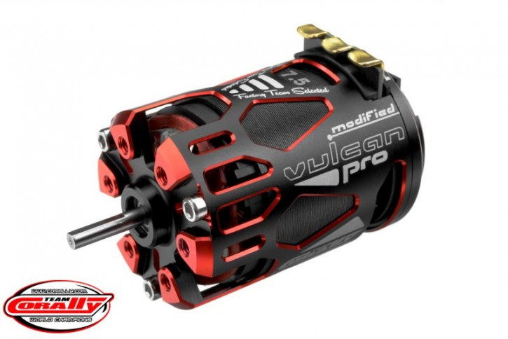 Team Corally - VULCAN PRO Modified - 1.10 Sensored Competition Brushless engine - 7.5 Turns - 4700 KV