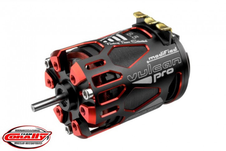 Team Corally - VULCAN PRO Modified - 1.10 Sensored Competition Brushless engine - 10.5 Turns - 3450 KV