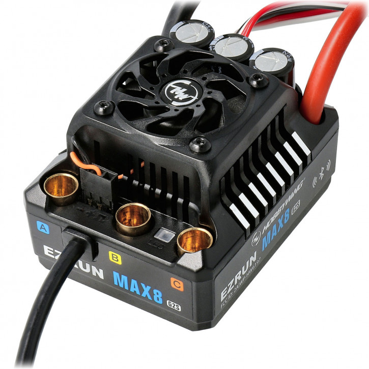 Hobbywing Ezrun MAX8 G2S Regler 160 Amp, 3-6s LiPo, BEC 6A