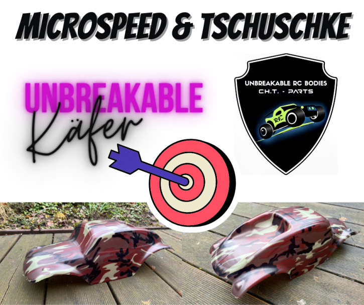 Unbreakable Karosserie "Käfer" Camouflage MT410 2.0 - made by Christian Tschuschke -