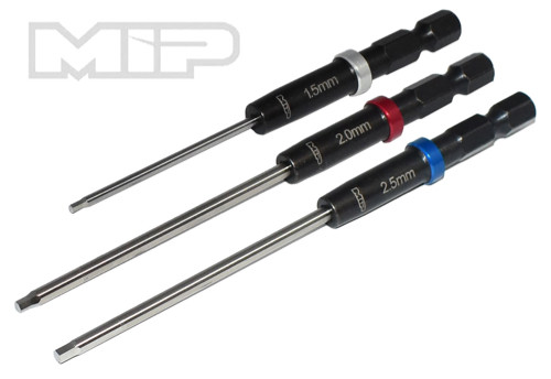 MIP Speed Tip™ Hex Driver Wrench Set Gen 2, Metric (3), 1.5mm, 2.0mm, & 2.5mm