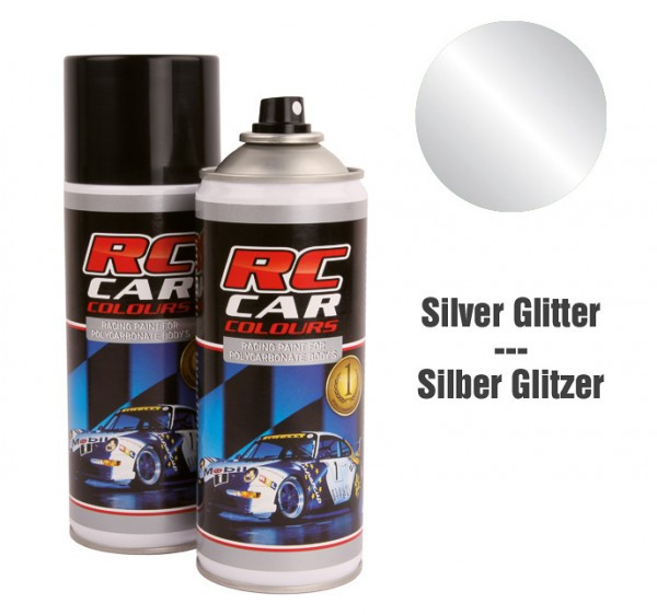 Lexan Spray silver glitter 150 ml
