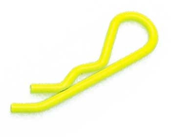 Body Clip bright yellow 1/8 (6 pcs.)