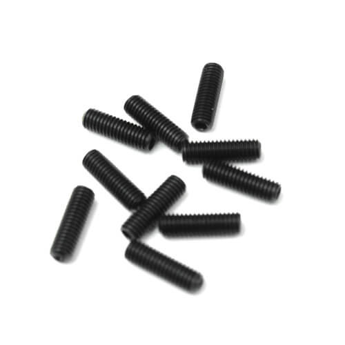 TKR1605-TKR1605 -M3x10mm Set Screws (black, 10pcs)