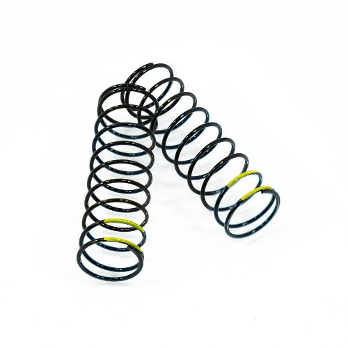 TKR6032D – Shock Spring Set (1.5 x 10.0T, 3.59lb/in, 73mm, yellow)