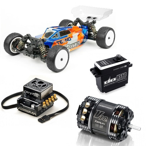 Tekno EB410 2.1 Racing  Sparset CATS-10- 160A  ESC+7,5T HW Motor+  Doyono DHS 60