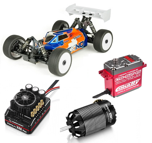 Tekno EB48 2.2 Racing  Sparset Hobbywing Xerun XR8 Plus G2S Combo 4268 2200kV +Corally CS-5245