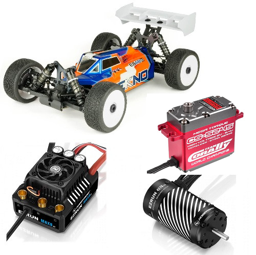 Tekno EB 48 2.2 -Basher Combo  Hobbywing Ezrun MAX8 G2S Combo 4278SD 2250kV G2R+ Corally CS-5245