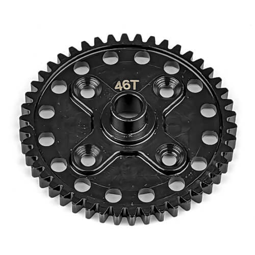 TKR9421 – Spur Gear (46t, steel, CNC, lightened, NB/NT48 2.x)