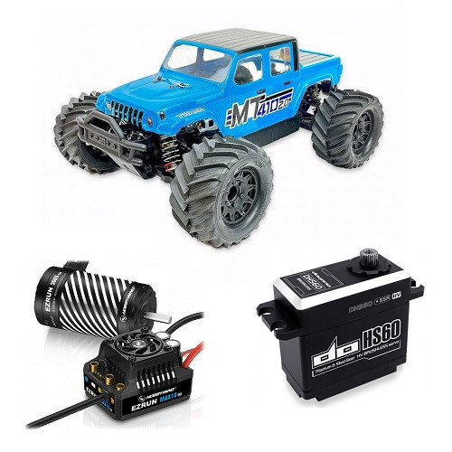 Tekno MT410 2.0 -Basher Combo  Hobbywing  Ezrun MAX10 G2 140A Combo 3665SD-3200kV + Doyono DHS60