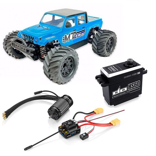 Tekno MT410 2.0 -Basher Combo  Hobbywing Ezrun MAX8 G2S Combo mit 4278SD 2250kV G2R+ Doyono DHS60