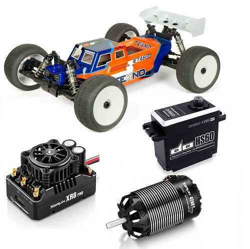 Tekno ET48 2.2 Racing Sparset Hobbywing Xerun XR8 Pro G3 Combo 4268SD 2200kV +Doyono DHS 60