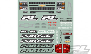 ProLine 2014 Chevy Silverado Karo (klar) TRX Revo3.3, T-Maxx3.3 + MGT