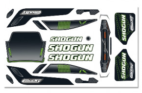 Team Corally body - Transparent -Shogun XP 6S with decals