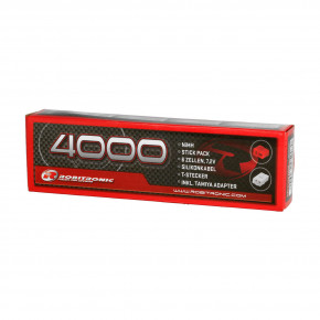 Robitronic 4000mAh 7.2V NiMH battery stick pack Tamiya plug